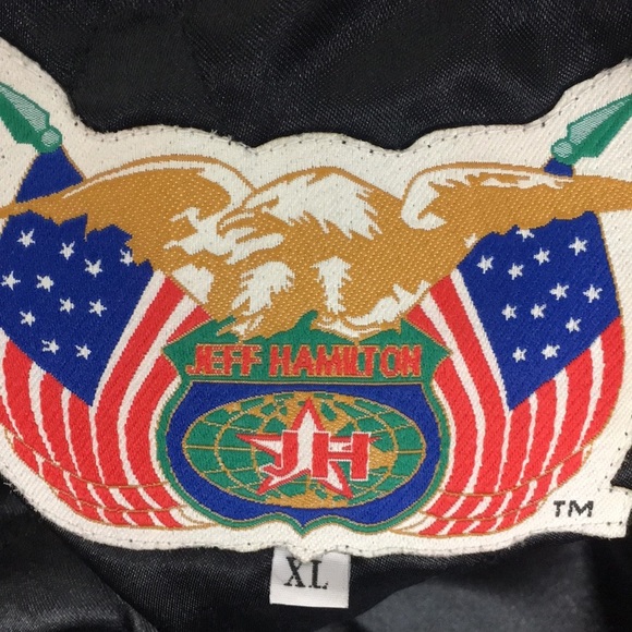 Jeff Hamilton SuperBowl XXXV Suede bomber jacket - Picture 10 of 10